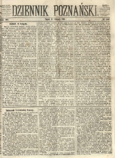 Dziennik Poznański 1861.11.15 R.3 nr262