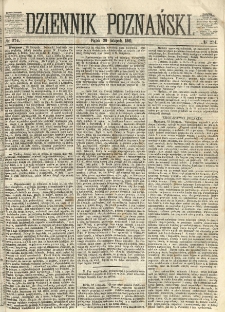 Dziennik Poznański 1861.11.29 R.3 nr274
