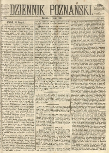 Dziennik Poznański 1861.12.01 R.3 nr276