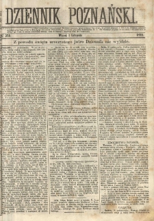 Dziennik Poznański 1859.11.01 R.1 nr250