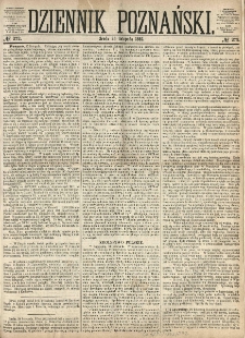 Dziennik Poznański 1862.11.26 R.4 nr272