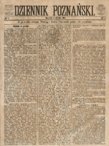 Dziennik Poznański 1863.01.01 R.5 nr1