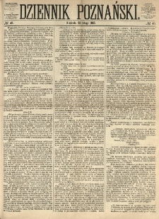 Dziennik Poznański 1863.02.22 R.5 nr43
