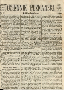 Dziennik Poznański 1863.11.01 R.5 nr250