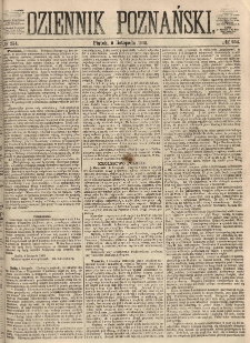 Dziennik Poznański 1863.11.06 R.5 nr254