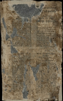 Agenda nabożeństwa na święto obrzezania pańskiego