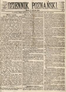 Dziennik Poznański 1864.01.06 R.6 nr4