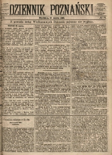 Dziennik Poznański 1864.03.27 R.6 nr72