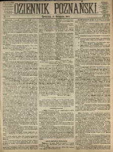 Dziennik Poznański 1864.11.10 R.6 nr258