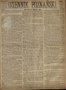 Dziennik Poznański 1864.11.27 R.6 nr273