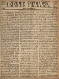 Dziennik Poznański 1864.11.30 R.6 nr275