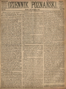 Dziennik Poznański 1864.11.30 R.6 nr275