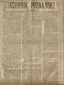 Dziennik Poznański 1864.12.07 R.6 nr281