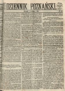 Dziennik Poznański 1865.11.07 R.7 nr254