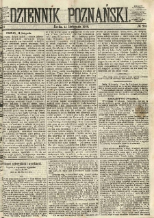 Dziennik Poznański 1865.11.15 R.7 nr261