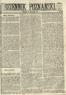 Dziennik Poznański 1865.11.20 R.7 nr266