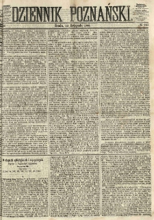 Dziennik Poznański 1865.11.22 R.7 nr267