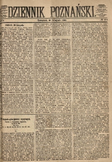 Dziennik Poznański 1865.11.30 R.7 nr274