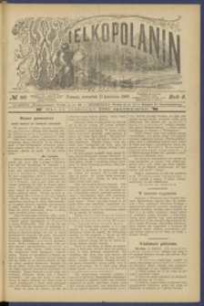 Wielkopolanin 1886.04.15 R.4 Nr86