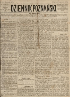 Dziennik Poznański 1872.01.19 R.14 nr14