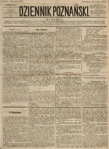 Dziennik Poznański 1872.02.18 R.14 nr39