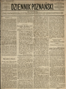 Dziennik Poznański 1872.02.23 R.14 nr43