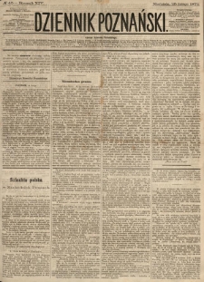Dziennik Poznański 1872.02.25 R.14 nr45