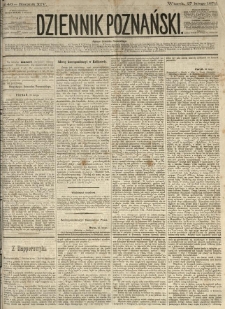 Dziennik Poznański 1872.02.27 R.14 nr46