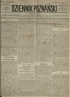Dziennik Poznański 1872.04.05 R.14 nr77