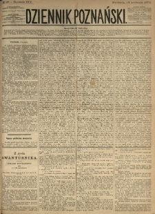 Dziennik Poznański 1872.04.14 R.14 nr85