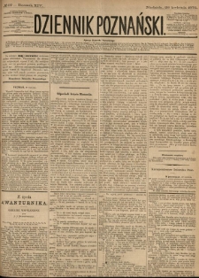Dziennik Poznański 1872.04.28 R.14 nr97