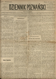 Dziennik Poznański 1872.05.22 R.14 nr114