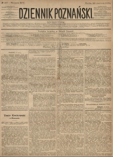 Dziennik Poznański 1872.06.26 R.14 nr143