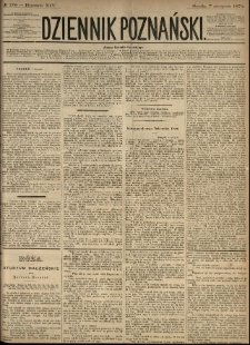 Dziennik Poznański 1872.08.07 R.14 nr178