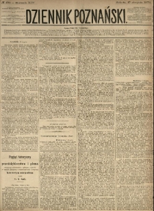 Dziennik Poznański 1872.08.17 R.14 nr186
