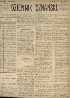Dziennik Poznański 1872.08.22 R.14 nr190