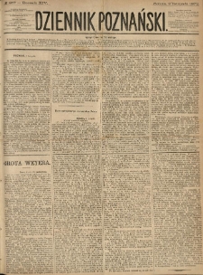 Dziennik Poznański 1872.11.09 R.14 nr257