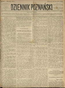 Dziennik Poznański 1872.11.12 R.14 nr259