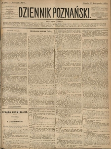 Dziennik Poznański 1872.11.13 R.14 nr260