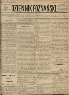 Dziennik Poznański 1872.11.16 R.14 nr263
