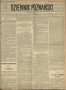 Dziennik Poznański 1872.11.19 R.14 nr265