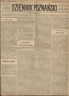 Dziennik Poznański 1872.11.22 R.14 nr268