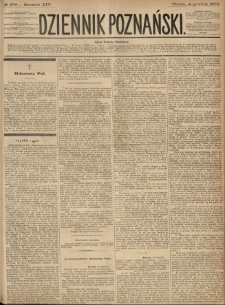Dziennik Poznański 1872.12.04 R.14 nr278