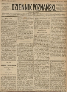Dziennik Poznański 1872.12.15 R.14 nr288