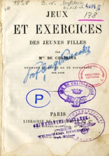 Jeux et exercices des jeunes filles
