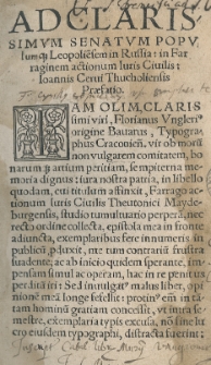 Farraginis actionum iuris civilis et provincialis, Saxonici municipalisque Maydeburgensis: libri septem per [...] collecti et [...] revisi.