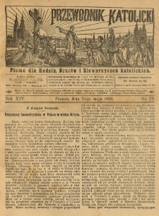 Przewodnik Katolicki. 1908 R.14 nr22