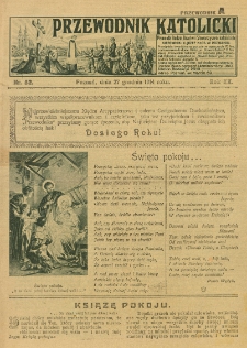 Przewodnik Katolicki. 1914 R.20 nr52