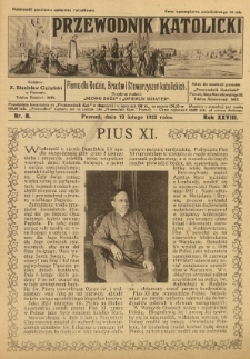 Przewodnik Katolicki. 1922 R.28 nr8