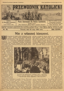 Przewodnik Katolicki. 1922 R.28 nr21